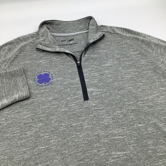 Black Clover Live Lucky Long Sleeve 1/4 Zip Lightweight Golf Pullover Size M‎ - Picture 1 of 7